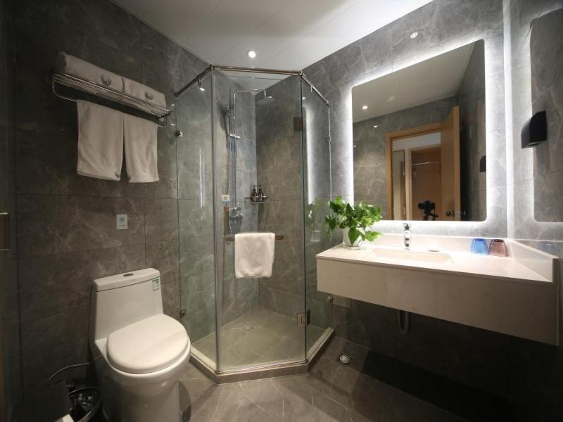 Greentree Inn Shanghai Zhongshan Hutai Hotel Exterior foto